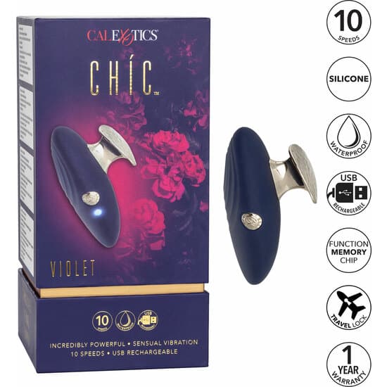 Calexotics Estimulador Vibrador – Chic Violet Estimulador de Clítoris The Sex Toys Factory