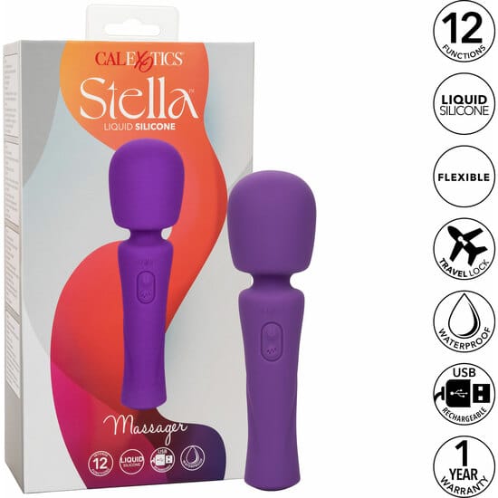 Calexotics – Stella Massager Estimulador Clítoris – Morado Estimulador de Clítoris The Sex Toys Factory