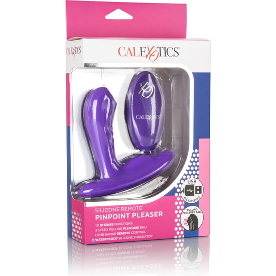 Calexotics Pinpoint Pleaser Vibrador Anal – Morado Plugs Vibradores The Sex Toys Factory