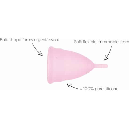 Mae B Menstrual Cups Size S-rosa Copas Menstruales The Sex Toys Factory