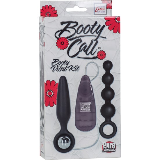 Calexotics Booty Call Kit Plug Anal 2pc Negro – Vibrador Plugs Kits The Sex Toys Factory