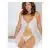 Sensual Babydoll De Encaje Y Tul Abierto Por Delante Blanco Talla L - The Sex Toys Factory