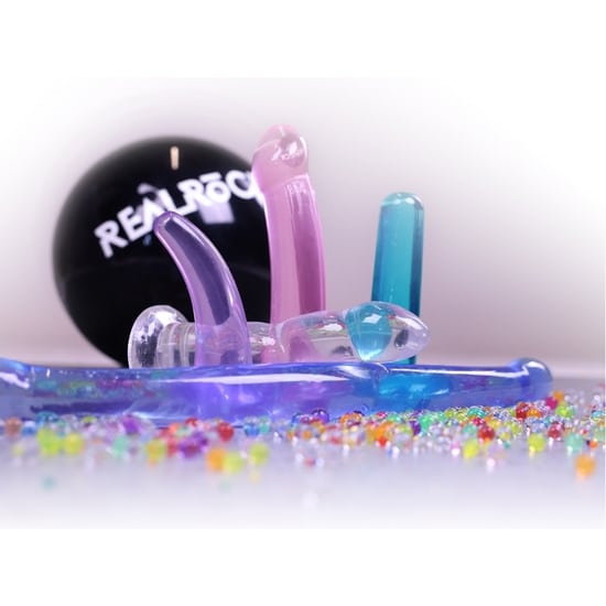 Shots Realrock – Dildo Para Uso Anal Y Vaginal- 6,7/ 17 Cm – Azul Dildos Básicos The Sex Toys Factory