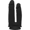 Dream Toys Real Love Dual - Pene Doble Negro - The Sex Toys Factory