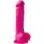 Colours Pleasures Large Pene Silicona 18cm Rosa - The Sex Toys Factory