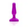 B-vibe Novice Plug Anal Fucsia - Vibrador / Resistente Al Agua / Control Remoto / Recargable - The Sex Toys Factory