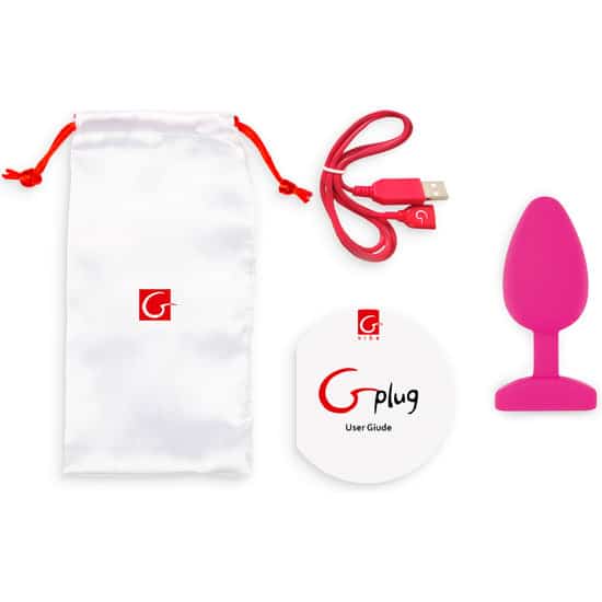 Gvibe Gplug Bioskin Plug Anal Rosa – Vibrador / Recargable Plugs Vibradores The Sex Toys Factory