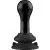 Shots Globy - Glass Vibrator - With Suction Cup And Remote - Rechargeable - 10 Velocidades - Negro - The Sex Toys Factory