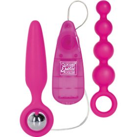 Calexotics Booty Call Kit Plug Anal 2pc Rosa – Vibrador Plugs Kits The Sex Toys Factory