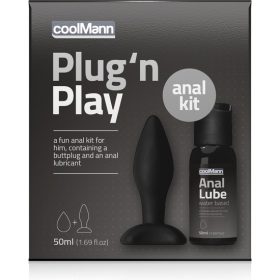 Cobeco Pharma Coolmann Plug N Play Duo Set 50ml 2pc Negro Plugs Kits The Sex Toys Factory