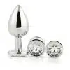 Dream Toys Gleaming Love Silver Plug Set - The Sex Toys Factory