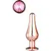 Dream Toys Gleaming Love Rose Gold Pleasure Plug S - The Sex Toys Factory