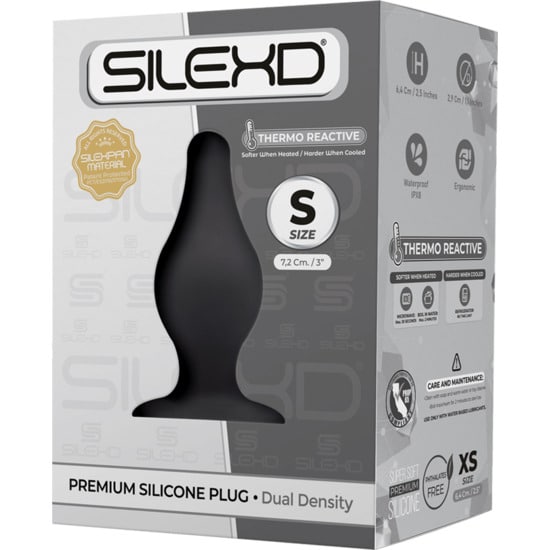 Silexd Silexd Plug Modelo 2 S – Negro Plugs Básicos The Sex Toys Factory