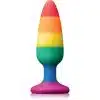 Dream Toys Colourful Love Rainbow Anal Plug Medium - The Sex Toys Factory