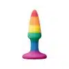 Dream Toys Colourful Love Rainbow Anal Plug Mini - The Sex Toys Factory