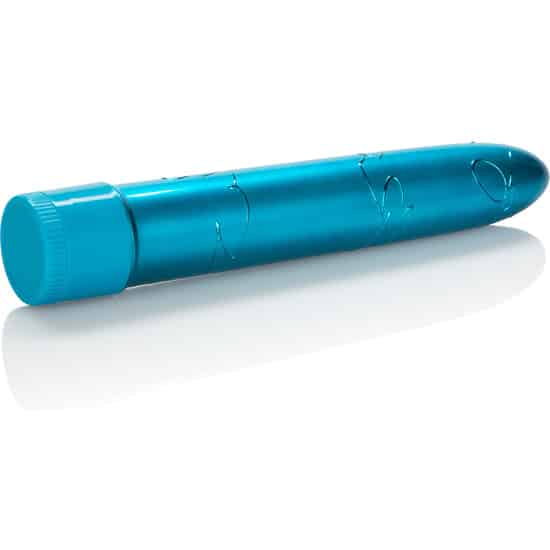 Calexotics Vibrador Metálico Azul Vibradores Punto G The Sex Toys Factory