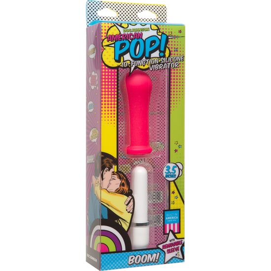 Doc Johnson American Pop Vibrador Boom Rosa Vibradores Silicona The Sex Toys Factory