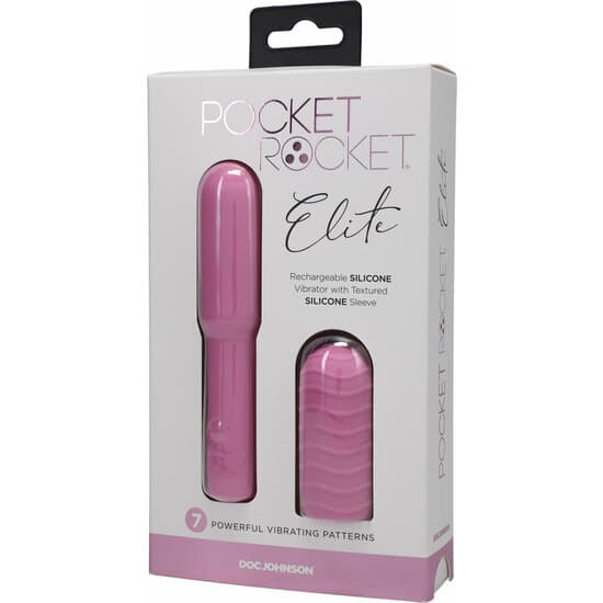 Doc Johnson Pocket Rocket Elite Rosa Vibradores Básicos The Sex Toys Factory