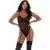 Forplay Feline Feisty Cheetah Cup Body Negro Talla S - The Sex Toys Factory