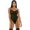 Nightly Hook Up Teddy Body Negro Talla M - The Sex Toys Factory