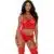 Ring Me Up Bustie Conjunto Rojo Talla Xl - The Sex Toys Factory