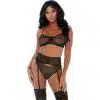 Compare And Contrast Lingerie Set Negro Talla M - The Sex Toys Factory