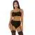 Forplay Lustful Leopard Cami Conjunto Sexy Mujer Sujetador, Bragas Con Liguero Estampado - Negro 2pcs Talla S - The Sex Toys Factory