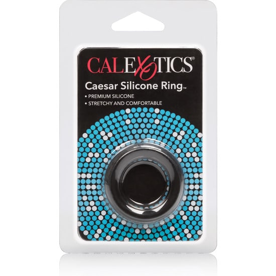 Calexotics Adonis Silicone Rings Caeser Negro Anillos The Sex Toys Factory