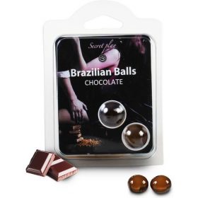 Secret Play Set 2 Brazilian Balls Aroma Chocolate Aceites de masaje y Estimulantes The Sex Toys Factory