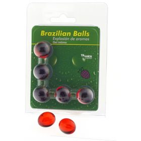 Diverty Sex 5  Brazilian Balls Explosion De Aromas Gel Intimo  – Fresa Aceites Monodosis The Sex Toys Factory