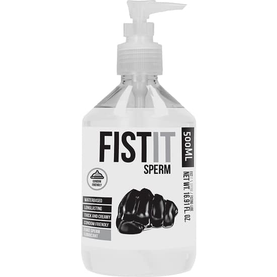 Shots Fist It – Sperm – Base Agua – 500 Ml – Pump Lubricantes / Relajantes Anal The Sex Toys Factory