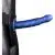 Shots Ouch!-strap-on Hueco Trenzado - 8 / 20 Cm - Azul Metalizado - The Sex Toys Factory