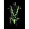 Shots Ouch! - Arnés De Cuerpo - Glow In The Dark Talla L/xl - The Sex Toys Factory