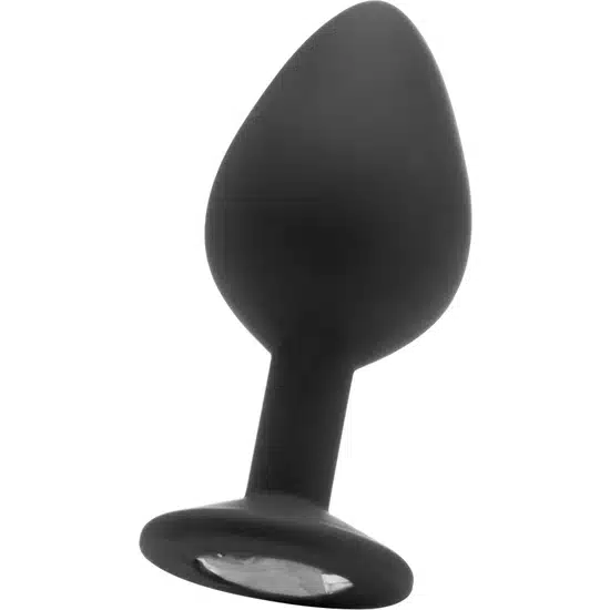 Large Plug Diamante Negro - The Sex Toys Factory