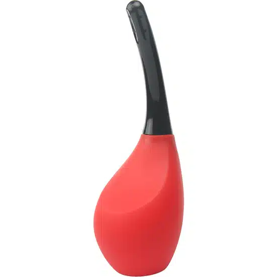 Menzstuff 9 Hole Anal Douche Red/black - The Sex Toys Factory