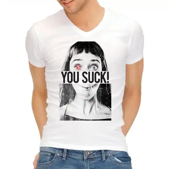 Camiseta Divertida You Suck - The Sex Toys Factory