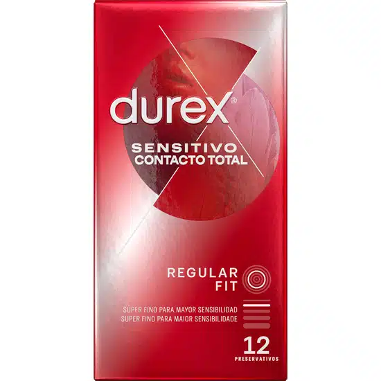 Durex Sensitivo Contacto Total 12 Uds - The Sex Toys Factory