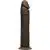 The D - Pene Realistico - 25,40 Cm Ultraskyn - Chocolate - The Sex Toys Factory