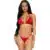 Phoenix Bikini Set Rojo - Talla L - The Sex Toys Factory